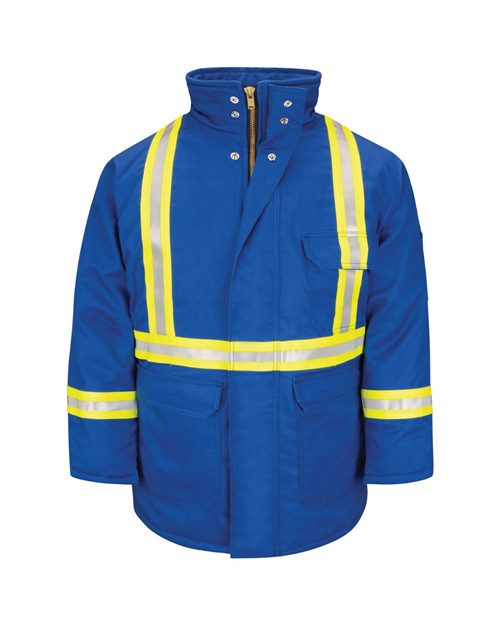 Men's Deluxe Parka With Reflective Trim - EXCEL FR® ComforTouch