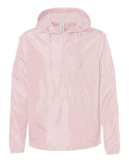 Unisex Lightweight Quarter-Zip Windbreaker Pullover Jacket
