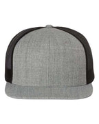Wool Blend Flat Bill Trucker Cap