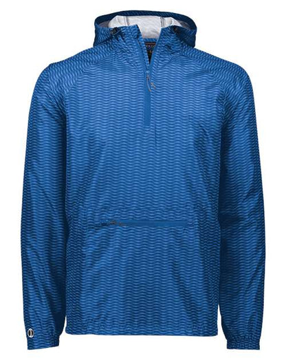 Men's Range Hooded Packable Quarter-Zip Jacket