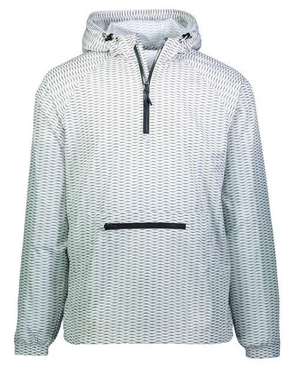 Men's Range Hooded Packable Quarter-Zip Jacket