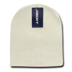 Acrylic Short Knit Caps