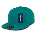 6 Panel High Profile Structured Acrylic/Polyester Fitted