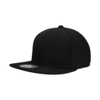 6 Panel High Profile Structured Acrylic/Polyester Fitted