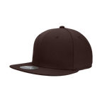 6 Panel High Profile Structured Acrylic/Polyester Fitted