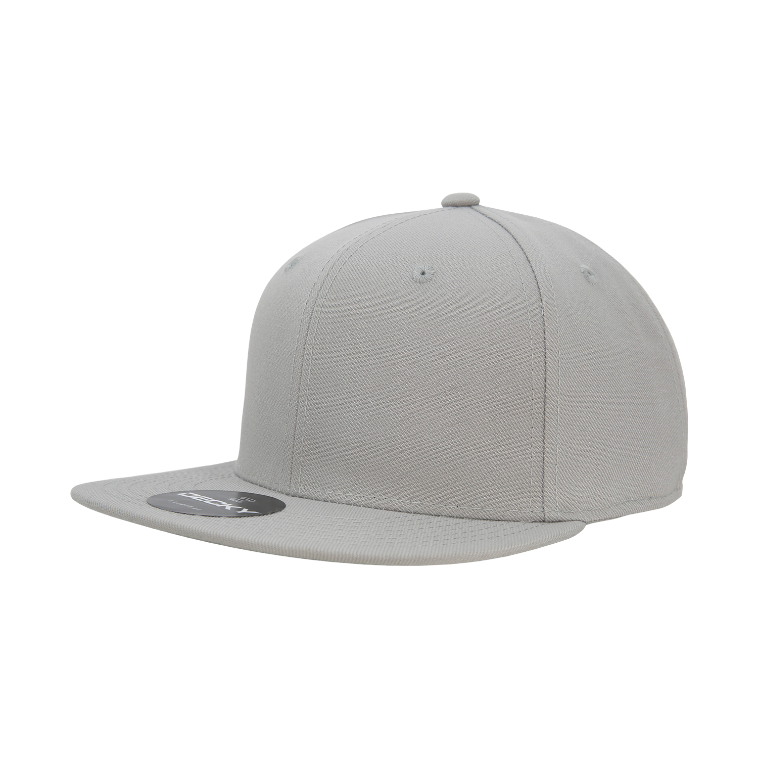 6 Panel High Profile Structured Acrylic/Polyester Fitted