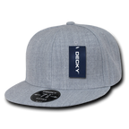 6 Panel High Profile Structured Acrylic/Polyester Fitted