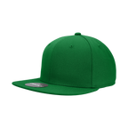 6 Panel High Profile Structured Acrylic/Polyester Fitted