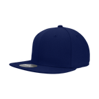 6 Panel High Profile Structured Acrylic/Polyester Fitted