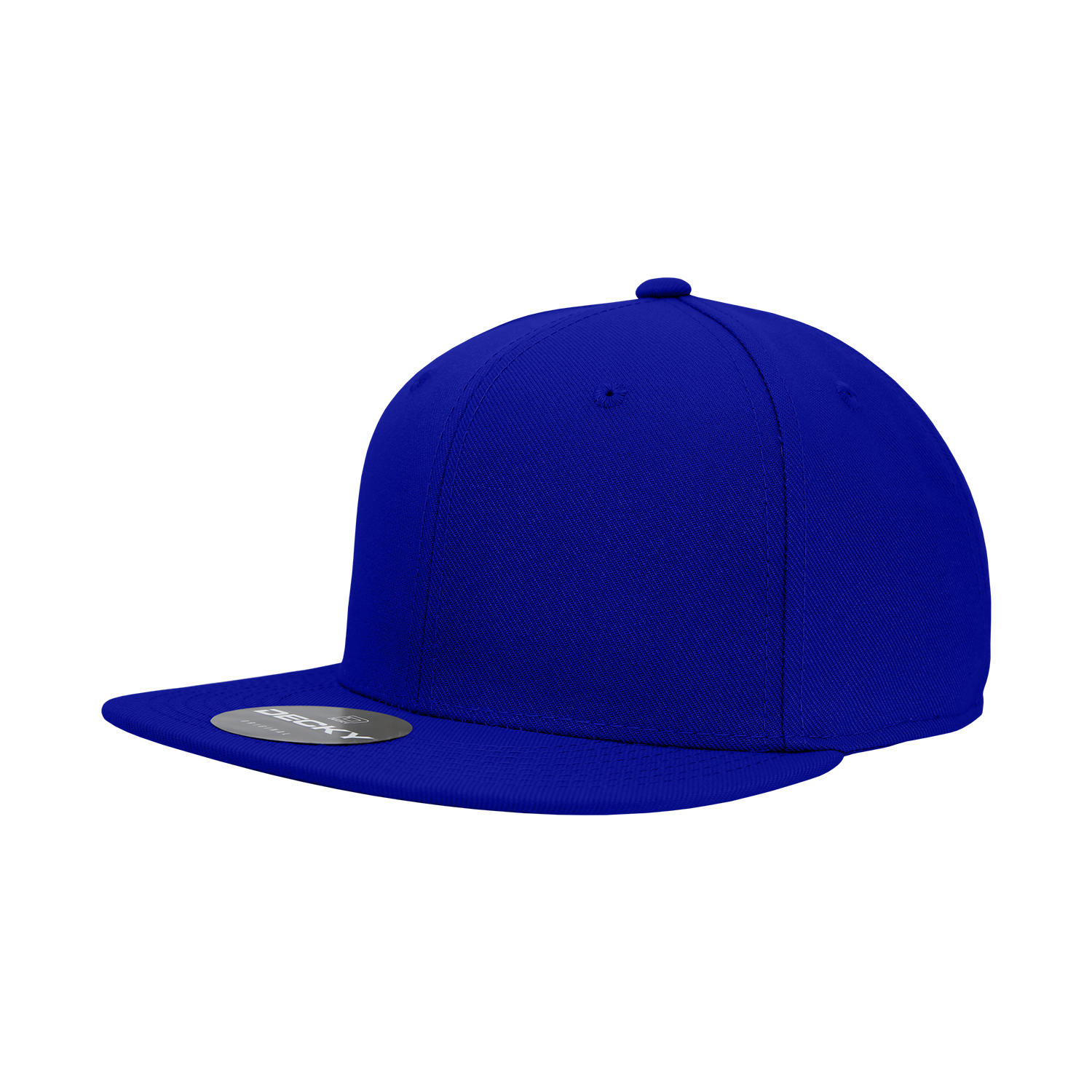 6 Panel High Profile Structured Acrylic/Polyester Fitted