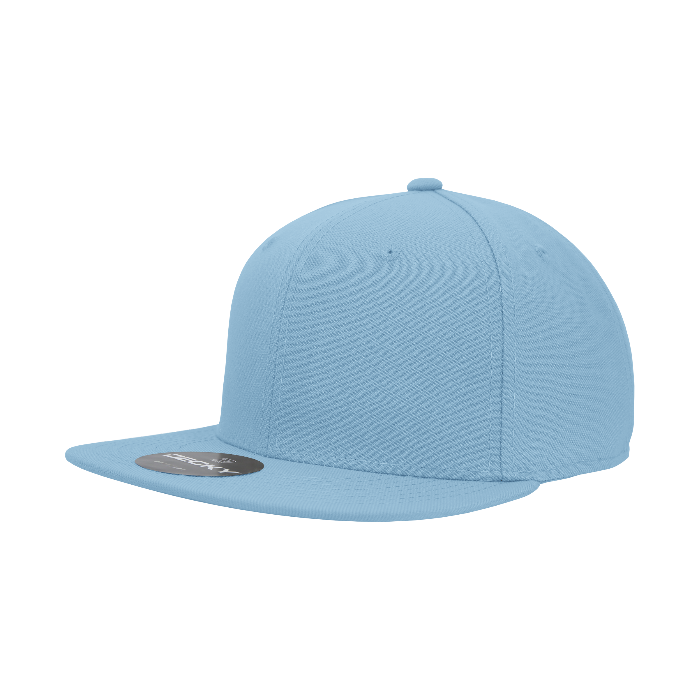 6 Panel High Profile Structured Acrylic/Polyester Fitted