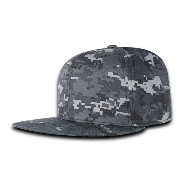 6 Panel High Profile Structured Acrylic/Polyester Fitted