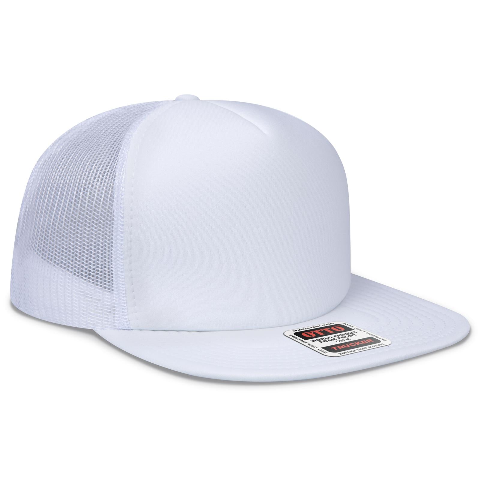 OTTO CAP "OTTO SNAP" 5 Panel High Crown Mesh Back Trucker Snapback Hat