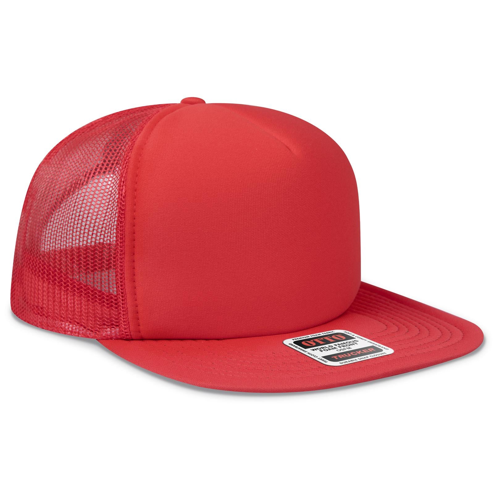 OTTO CAP "OTTO SNAP" 5 Panel High Crown Mesh Back Trucker Snapback Hat