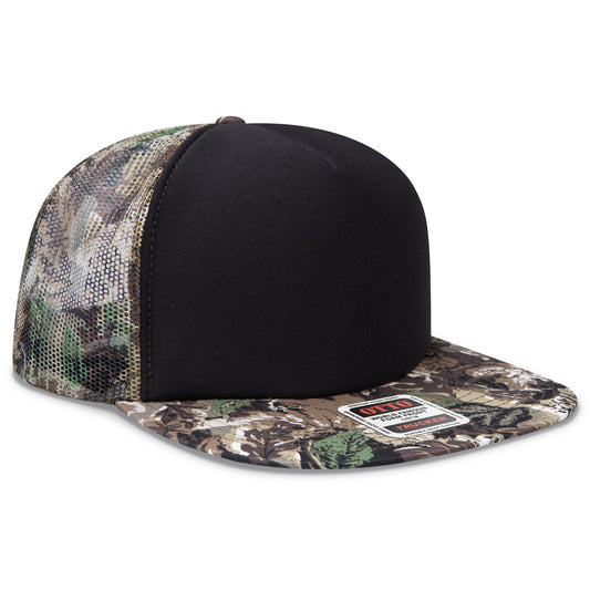 OTTO CAP "OTTO SNAP" 5 Panel High Crown Mesh Back Trucker Snapback Hat